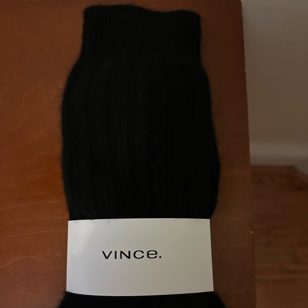 Vince Black Cashmere Socks OS NWT